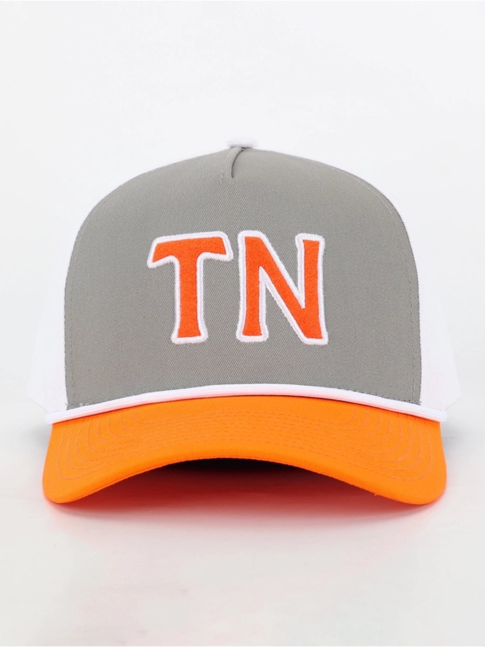 TN Embroidered Gray & Orange Trucker Hat